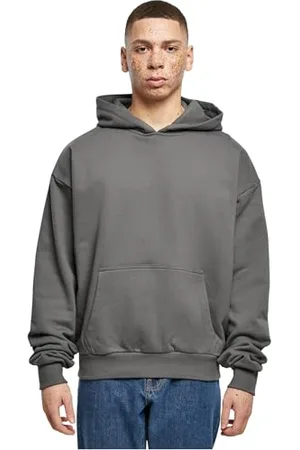 Build Your Brand Męska bluza z kapturem, ultra Heavy Cotton Box Hoody, oversized Hoodie dla mężczyzn, bawełna, rozmiary XS - 5XL, , XXL