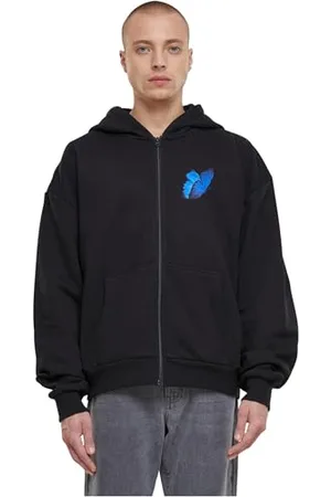Mister Tee Bluza unisex Le Papillon Heavy Oversize Zip Hoody XS, czarny, XS
