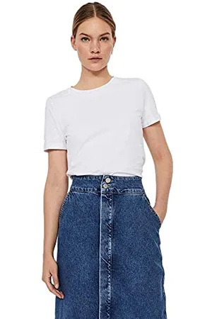 VERO MODA T-shirt, biały/jasny biały, xxl