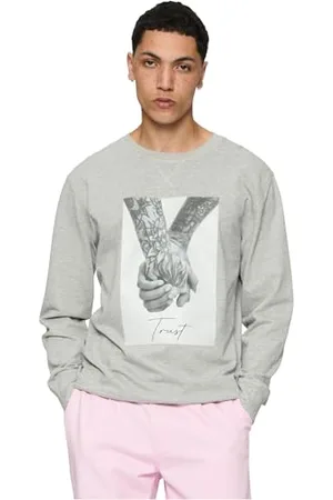 Mister Tee Męska bluza Trust 2.0 Crewneck Grey L, , L