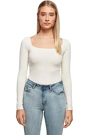 Urban classics Damska koszulka z długim rękawem Organic Organic Longsleeve Body, piaskowy, 3XL