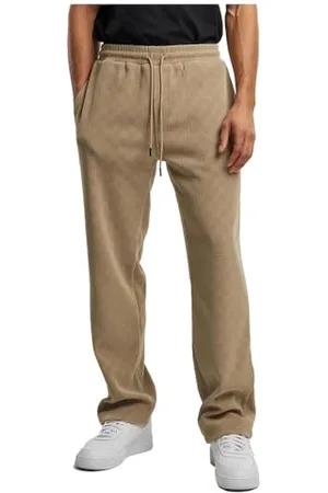 Urban classics Męskie spodnie sportowe, żakardowe, Velvet Wide Sweatpants, luźne męskie spodnie do biegania z żakardu, luźne dopasowanie, rozmiary S-5XL, , 4XL