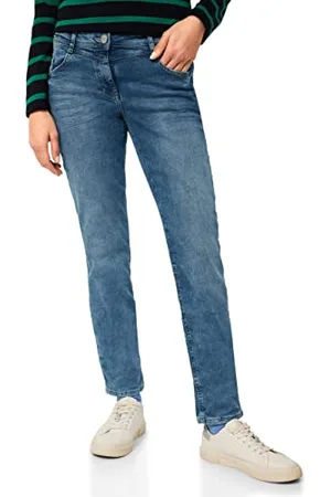 CECIL Damskie spodnie jeansowe B375940 Loose, Authentic Used wash, W26/L32, , 26W / 32L