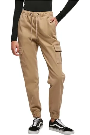Urban classics Damskie spodnie do joggingu z wysoką talią, , XS