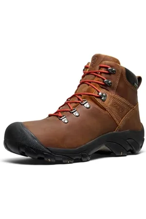 Keen Mężczyźni Pireneje Buty do Trekkingu, Brązowy/Czarny, 47 EU