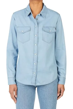 Pepe Jeans Damska koszula regularna, niebieska (Denim-PG5), XS, , XS