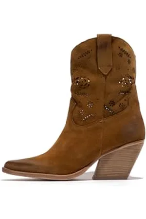 Fly London Damskie buty WALU289FLY Western Boot, Camel, 38 EU, , 5 UK