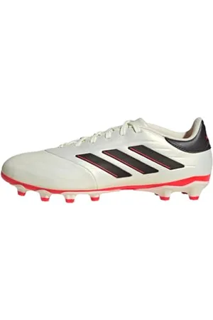 adidas Uniseks Copa Pure II League Multi-Ground Boots, Ivory/Core Black/Solar Red, 40 EU