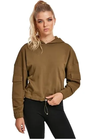 Urban classics Damska bluza z kapturem z kapturem, , XL