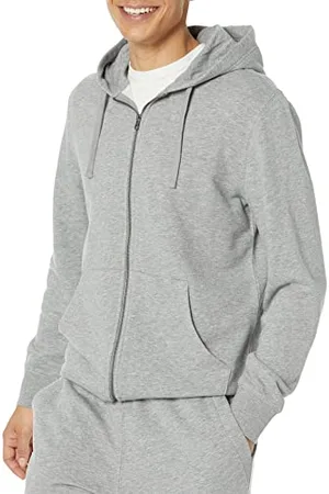 Amazon Męska bluza z kapturem z długim rękawem French Terry na zamek błyskawiczny (dostępna w dużych i wysokich), , XS