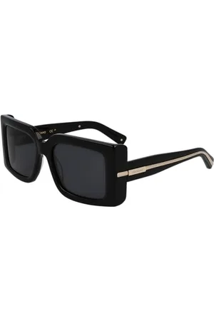 Salvatore Ferragamo Unisex SF2032S okulary przeciwsłoneczne, czarne, 55, , 55