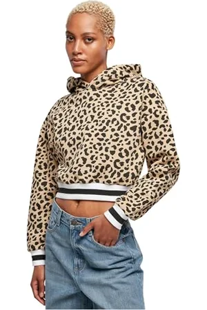 Urban classics Damska bluza z kapturem AOP College, , 5XL