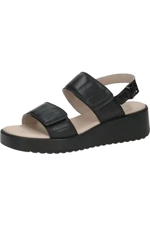 Caprice Damskie 9-28307-44 płaskie sandały, czarne nappa, 38 EU, , 38 EU