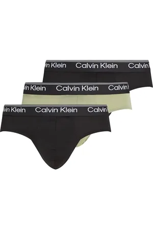 Calvin Klein Męskie figi biodrowe 3PK 000NB2568A, czarne (B- BEAU BL, F MAUVE, SAHARAH SN WBS), S, , S