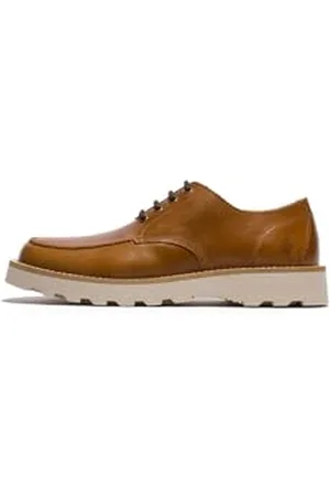 Fly London Męskie ROUL208FLY Derby, średni brąz, 45 EU, , 10 UK