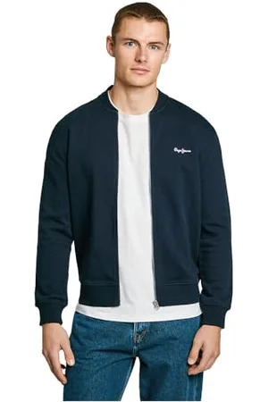 Pepe Jeans Męska bluza DUKE BOMBER, niebieska (DULWICH BLUE), XXL, , XXL