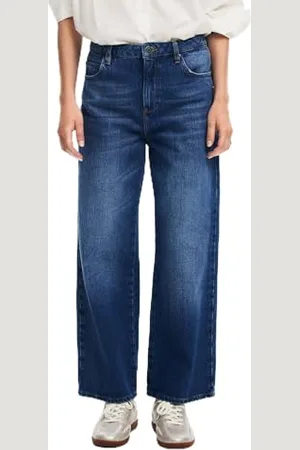 Desigual Denim_Ainara, 5053 Denim Medium Wash, 34, , 34
