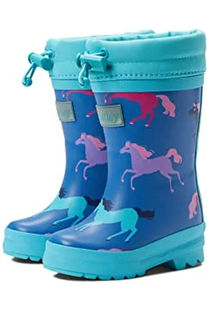 Hatley Sherpa Lined Printed Wellington Rain Boots Gummistiefel, Deszczowa łódź Dziewczyny, , 21 EU