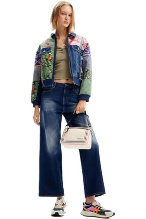 Desigual CHAQ_AMSTERD, 5053 DENIM MEDIUM WASH, XS, , XS