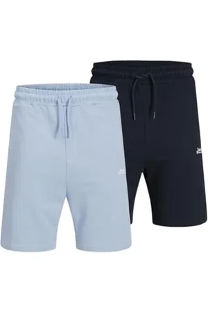JACK & JONES Męskie szorty dresowe Jpstgordon Beau Sweat 2Pk Mp Pls (2 sztuki), , 4XL