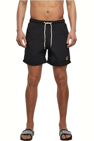 Urban classics Męskie szorty kąpielowe Block 2-pak pni, niebieski vintage + czarny, XXL, , XXL