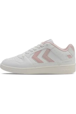 Hummel Damskie buty sportowe ST. Power Play WMNS LZD Sneakers, Bright White/Chintz Rose, 37 EU, , 37 eu