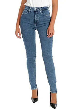 Calvin Klein Damskie dżinsy High Rise Skinny, Denim Medium, 25W / 32L
