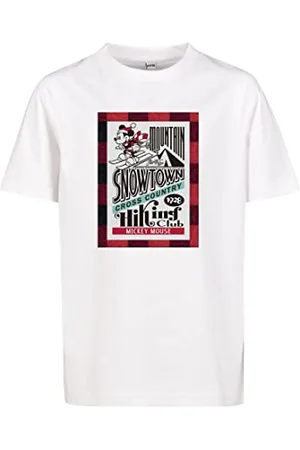 Mister Tee Unisex T-Shirt Kids Disney Snowtown 146/152, biały, 146-152