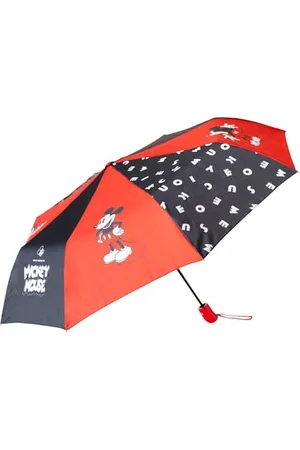 Grupo Erik Disney Mickey Girl Parasol - Automatyczny składany parasol dla dzieci: Parasol dziecięcy | Parasol dla dziewczynki 10 lat - prezenty Disneya