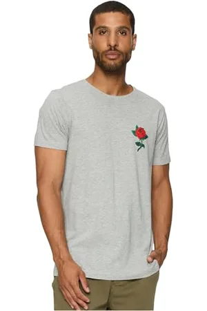 Mister Tee Męska róża Tee XXL Heather Grey, , XXL