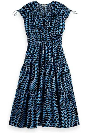 Scotch&Soda Sukienka midi z popelinem, , 40