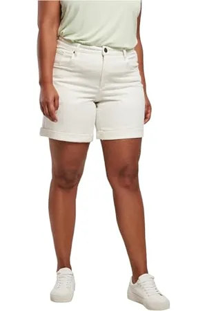 Urban classics Damskie spodenki dżinsowe Organic Stretch Denim 5 kieszeni, , 26