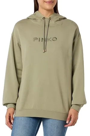 Pinko SKYPE Bluza Old Wash Logo Haftowane, , XL