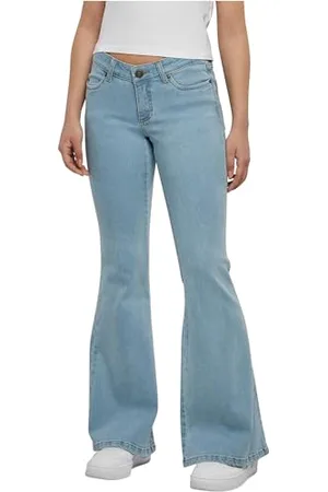 Urban classics Damskie spodnie damskie Organic Low Waist Flared Denim 32, , 32