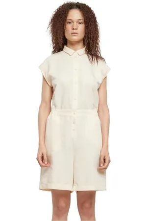 Urban classics Damski kombinezon damski z wiskozy, twill, , S