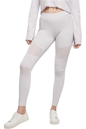 Urban classics Damskie legginsy Tech Mesh Yoga, długie spodnie sportowe z wstawkami z siatki w wielu kolorach, rozmiary XS - 5XL, , XXL