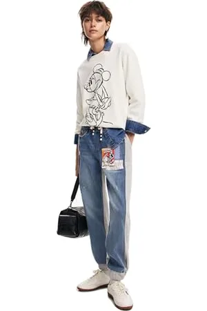Desigual Denim_Jogger, 5053 Denim Medium Wash, S, , S