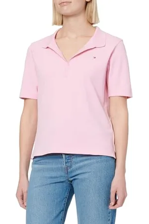 Tommy Hilfiger Damska koszulka polo ADP 1985 REG PIQUE SS WW0WW45876, różowa, XL, , XL