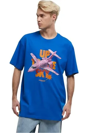 Mister Tee Upscale Unisex T-Shirt Up to The Sky Oversize Tee, T-shirt z nadrukiem, oversized fit, Streetwear, , S
