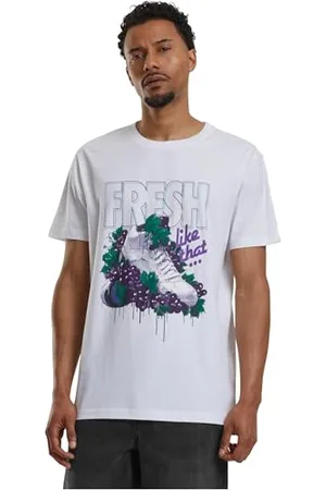 Mister Tee Męski T-shirt Fresh Like That Tee, T-Shirt z nadrukiem, dla mężczyzn, koszulka graficzna, Streetwear, , L
