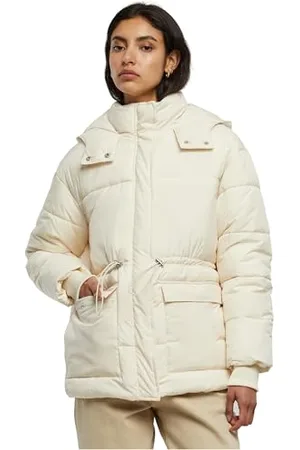 Urban classics Damska kurtka puchowa w talii, luźny krój na zimne dni, dostępna w wielu kolorach, rozmiarach XS-5XL, , XL