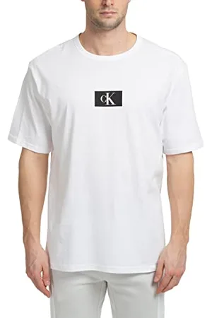 Calvin Klein Męska koszulka z krótkim rękawem z okrągłym dekoltem, , XL