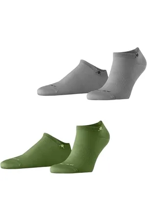 Burlington Mężczyźni Skarpety do trampek Everyday Sneaker Multipack M Sn Bawełna krótkie jednokolorowe 2 Pak, , 40-46