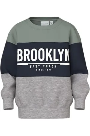 NAME IT Nmmvemil Ls Nreg Sweat Bru bluza chłopięca, , 86