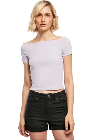 Urban classics Ladies Off Shoulder Rib Tee Koszulka Kobiety , , S