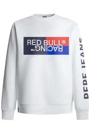 Pepe Jeans Męska bluza RBR COLOUR BLOCK GRAPHIC CREW, biała (BHITE), M, , M