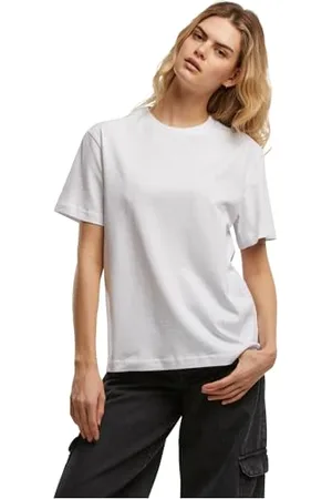 Build Your Brand Damska koszulka damska Everyday Tee, luźny t-shirt dla kobiet o wyglądzie oversize, bawełna, rozmiary XS - 5XL, , 5XL