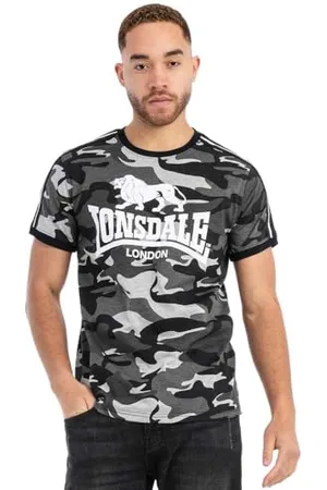 Lonsdale London Cregneash T-Shrit, kamuflaż, XXXL męski, , 3XL, 117521
