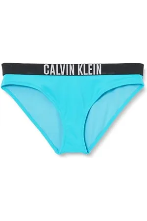 Calvin Klein Damskie majtki kąpielowe BIKINI, niebieskie (Bash Blue), M, , M