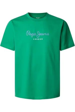 Pepe Jeans Męska koszulka EGGO N, zielona (POP GREEN), L, , L